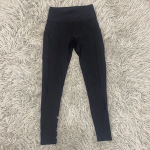 Like new X by Gottex black leggings, size small